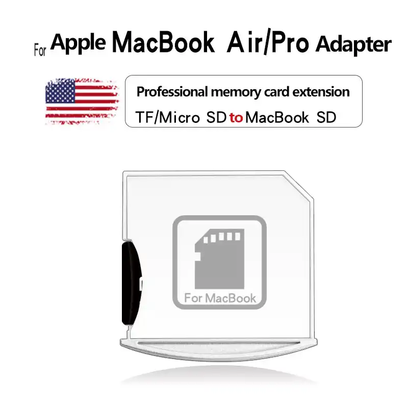 Sandisk For Macbook Air 13 Inch And Macbook Pro 15 Inch 32gb 64gb 128gb Micro Sd Adapter Memory Portable Converter Adaptermacb Memory Cards Aliexpress