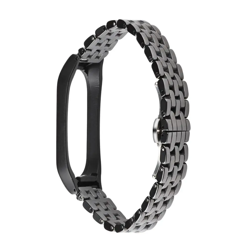 Лидер продаж гладкий керамический браслет для часов Xiaomi miband 4 ремешок на запястье