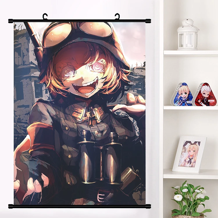 Аниме Youjo Senki Saga of Tanya the Evil Tanya Degurechaff настенный плакат с прокручивающейся стенкой коллекция домашнего декора искусство