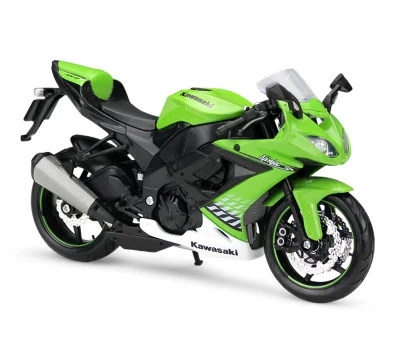 1:12 Maisto Кавасаки ниндзя ZX-10R металл литья под давлением мотоцикл коллекционные вещи модель мотоцикл - Цвет: Зеленый