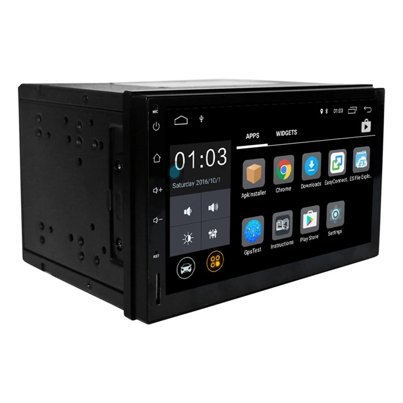 

Android 8.0 2Din Car Radio Stereo 7 Inch Capacitive Press Screen Hd Gps Navigation Bluetooth Usb Sd Player 1G Ddr3 + 16G Nand Me