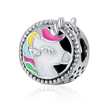 

Qikaola Authentic 925 Sterling Silver Adorable Color Enamel Beads fit Original Charm Bracelet Women DIY jewelry CMC362