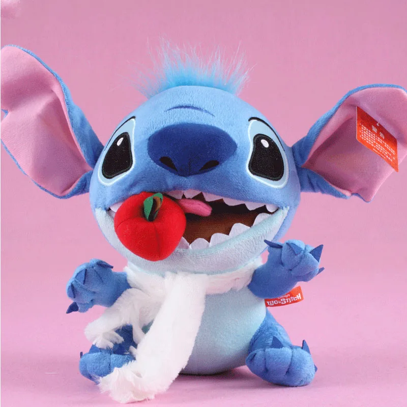 

30cm Disney Stitch Plush Toys 4 Types PP Cotton Collection Action Figures Model Dolls New Year Birthday for Kids