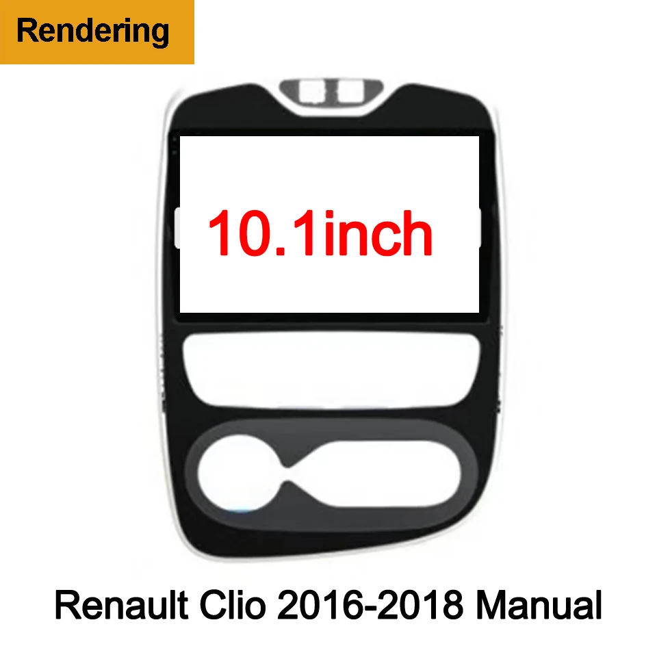 US $55.67 2din Car Dvd Frame Plug Audio Fitting Adaptor Dash Trim Kits Facia Panel 101inch For Renault Clio 20132018 Double Radio Player