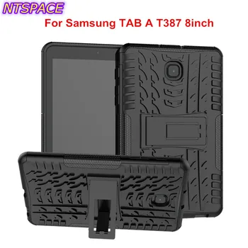 

Fashion Hybrid PC+TPU Silicone Armor Back Cover For Samsung Galaxy TAB A 2018 T387 8 inch Full Body Shockproof Protective Case