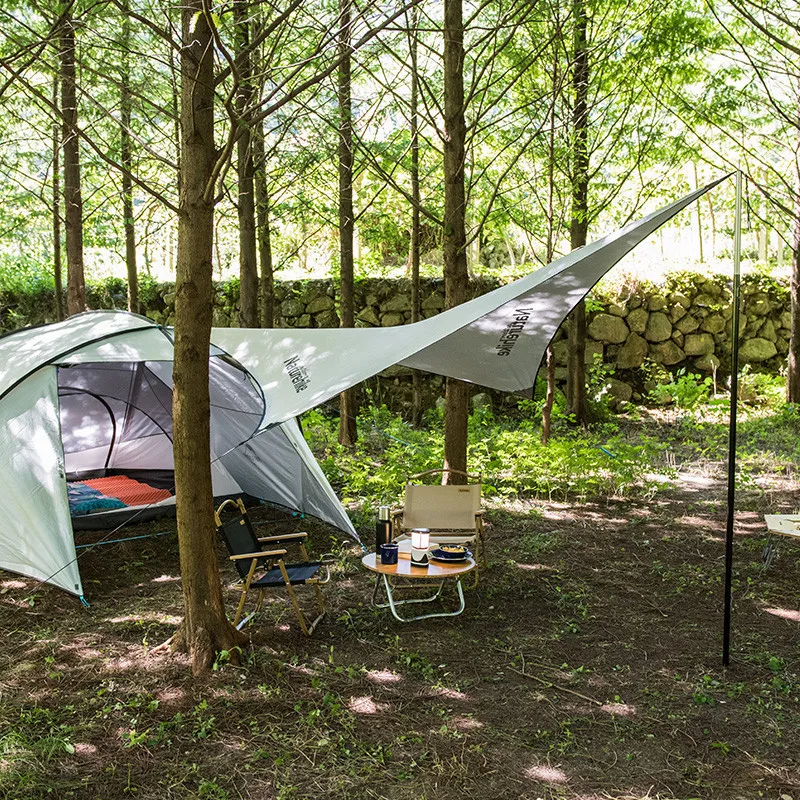 Палатка Naturehike туристическая Ультралегкая с серебристым покрытием и защитой от