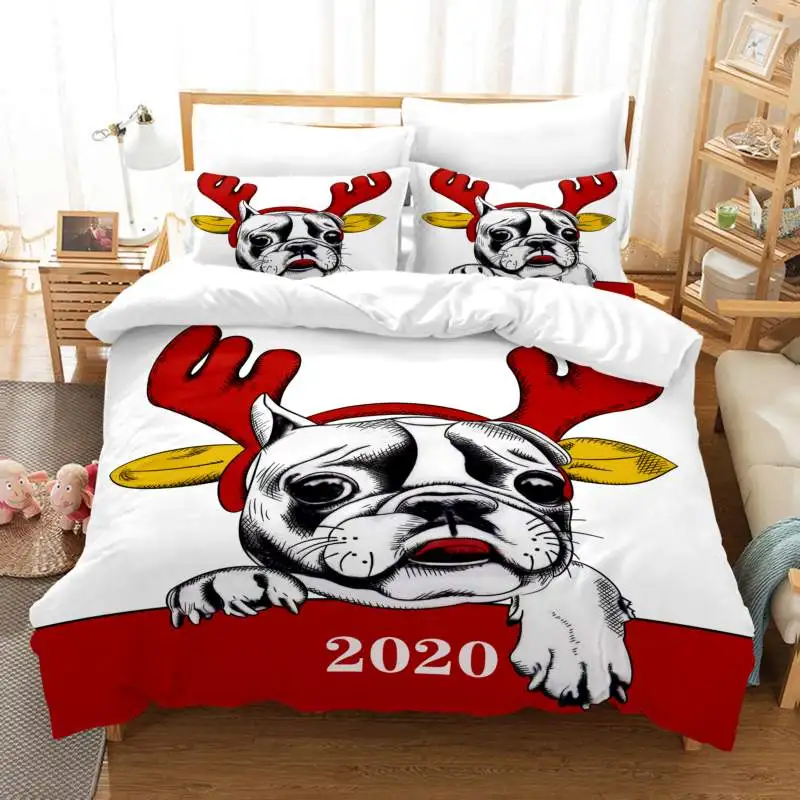 

Dropshipping Bedding Set 3D Printed Christmas Gift Duvet Cover Home Textiles for Adults Bedclothes with Pillowcas B004