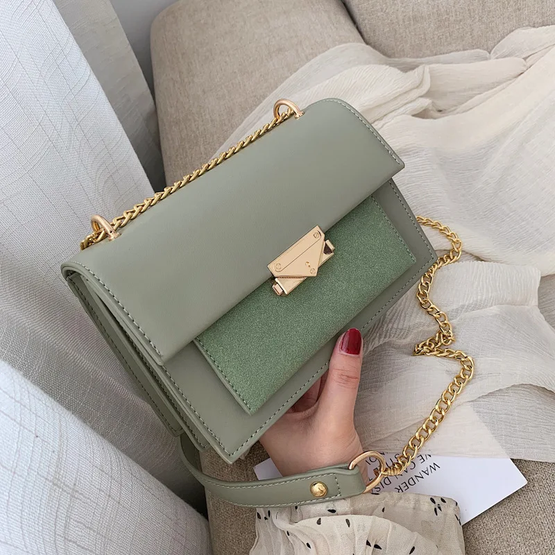 

JIULIN Fashion Simple Small Square Bag Women's Designer Handbag 2019 High-quality PU Leather Chain Mobile Phone Shoulder