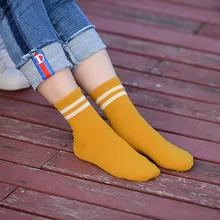 5 пар в стиле Харадзюку, полосатые вязаные крутые Разноцветные носки без пятки для скейтборда, унисекс, для женщин и мужчин, разноцветные хлопковые носки для девочек