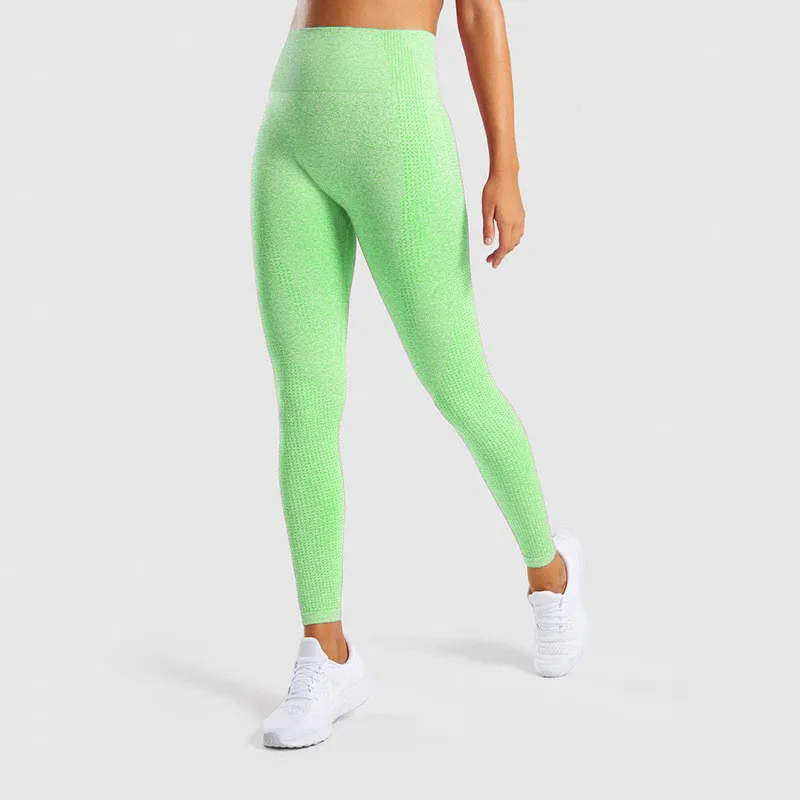 Высокая талия Бесшовные Леггинсы пуш-ап легинсы спортивные Для женщин Фитнес брюки для бега энергии бесшовные леггинсы для девочек - Цвет: 2
