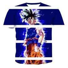 ¡Novedad de 2020! Camiseta de Dragon Ball 3d, camiseta de Anime para hombre, divertidas camisetas Hip Hop, ropa japonesa para hombre, ropa Vintage