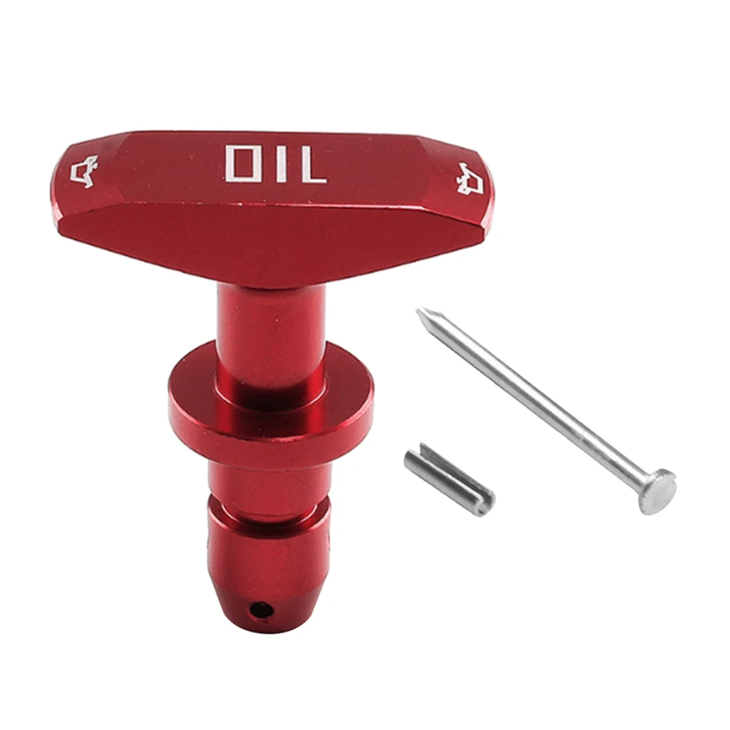 Car Oil Dipstick Pull Handle Auto Replacement Engine Oil Handle For Ford Mustan GT V8 GT500 1999-2011 Aluminum Car Accessories