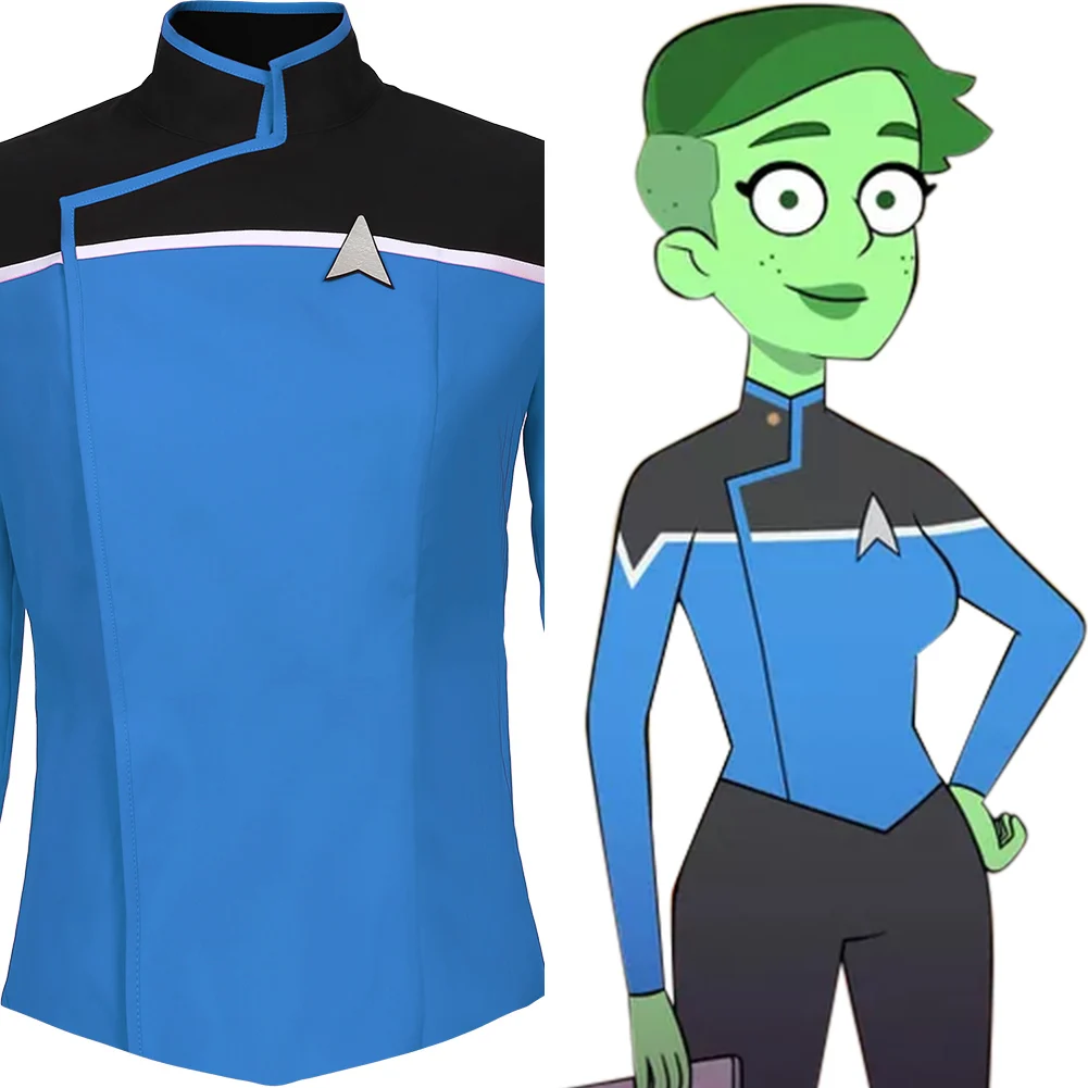 Путь: Нижняя Дека Сезон 1 костюм для косплея Синяя Униформа рубашка Топ |