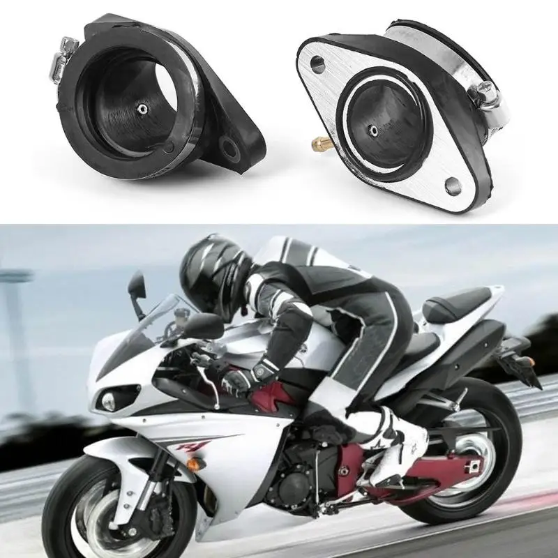 2 шт. карбюратор КАРБЮРАТОР впускной коллектор сапоги для Yamaha XV400 XV500 XV535 Virago продуманное производство длительный срок службы