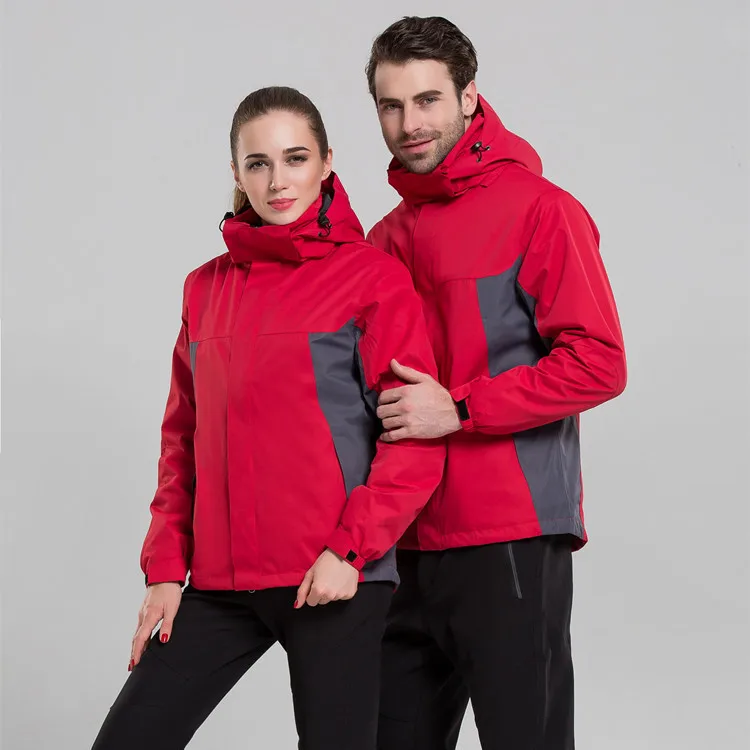 

Winter Outdoor Waterproof Jacket Men's Three-in-One Brushed And Thick Spring And Autumn Two-Piece Set Four Seasons Mountaineerin