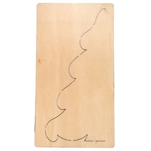 Рождественская елка вырубной формы деревянная форма вырубки для скрапбукинга толщина