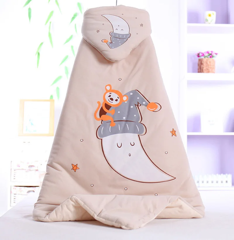 Детское одеяло, держатель одеяла для новорожденных, детское Хлопковое одеяло с изображением животных, 90*90, весеннее детское одеяло для новорожденных