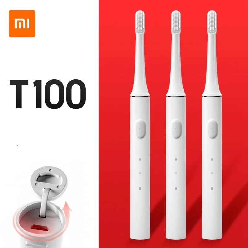 

Xiaomi Mijia T100 Mi Smart Electronic Toothbrush Xiaomi Sonic Whitening Oral Care Two-speed Cleaning Mode Xiaomi Home Toothbrush