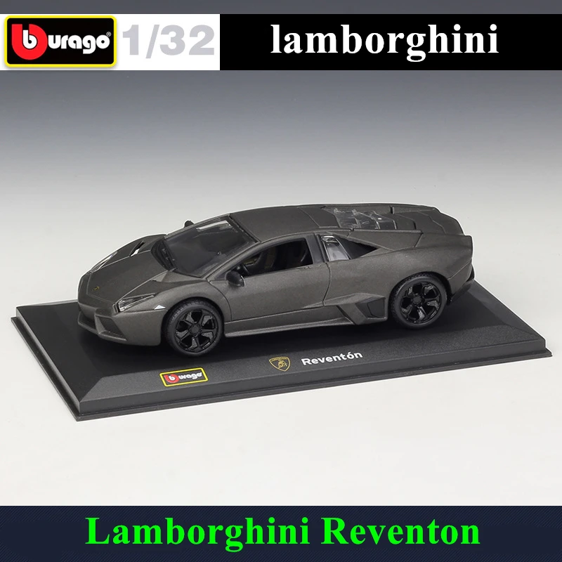 Bburago 1:32 Lamborghini Reventon белый литая модель машины Модель плексигласа дисплея пыле пакет базовых запчастей Сбор подарков