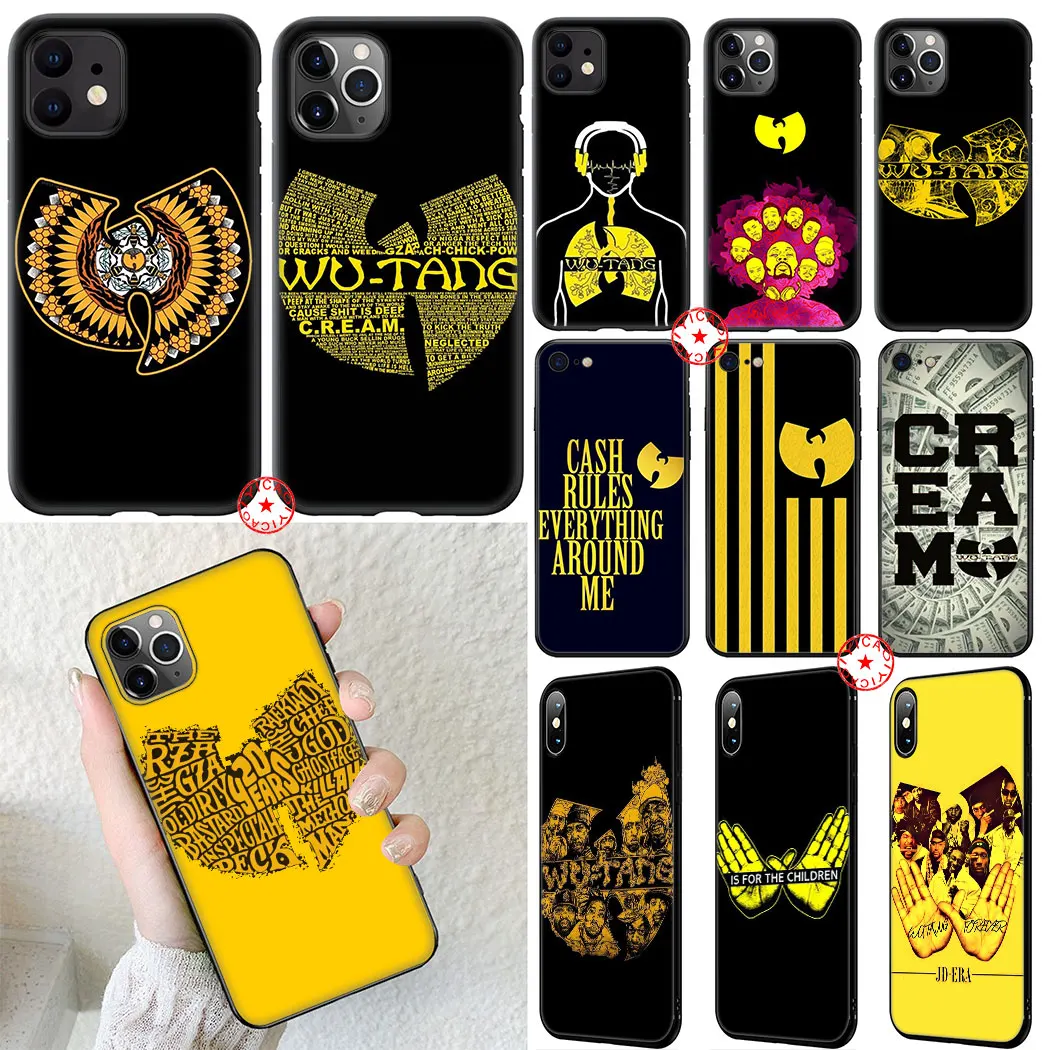 WuTang Wu-Tang LOGO Мягкий силиконовый чехол для iPhone 11 Pro XR X XS Max 6 6S 7 8 Plus 5 5S SE | Мобильные