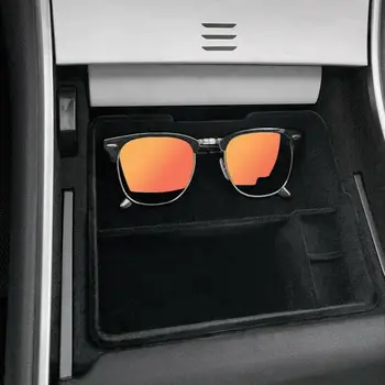 

2020 Hot Sale Center Console Armrest Storage Box Organizer Flocking Non-slip For Tesla Model 3 Brand New And High Quality