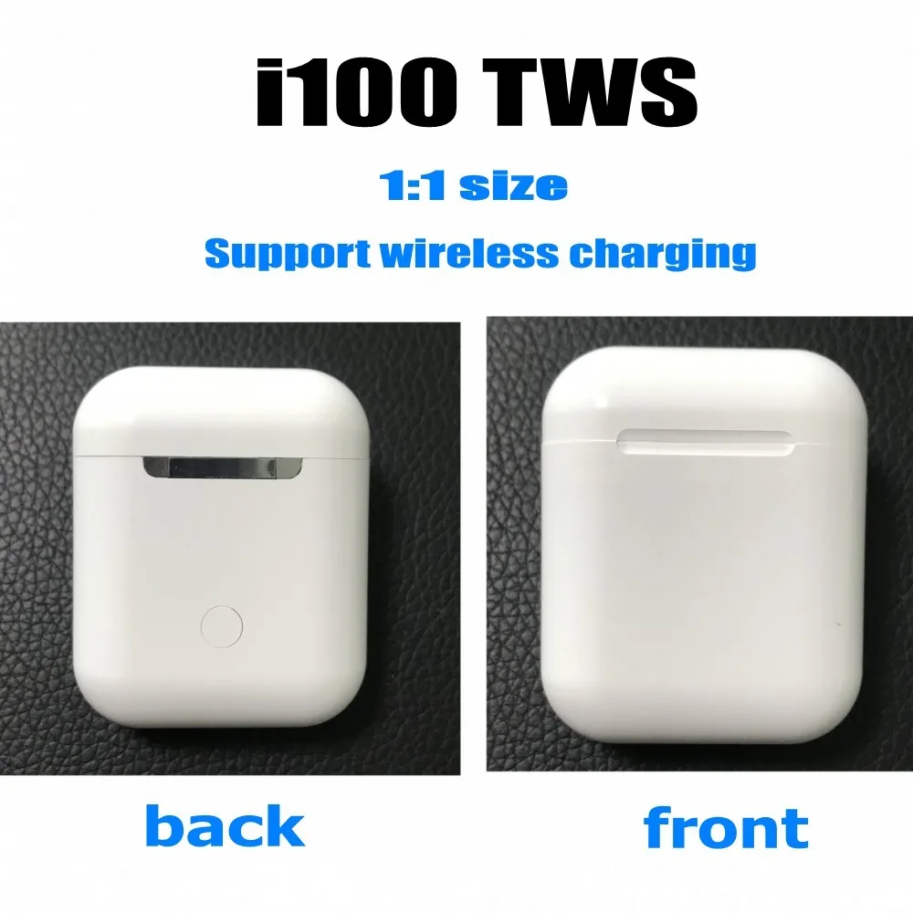 i100 TWS настоящий 1:1 размер Bluetooth 5,0 гарнитура 6D бас сенсорное управление беспроводные наушники PK i200 i10 i60 i80 i90 i20 tws