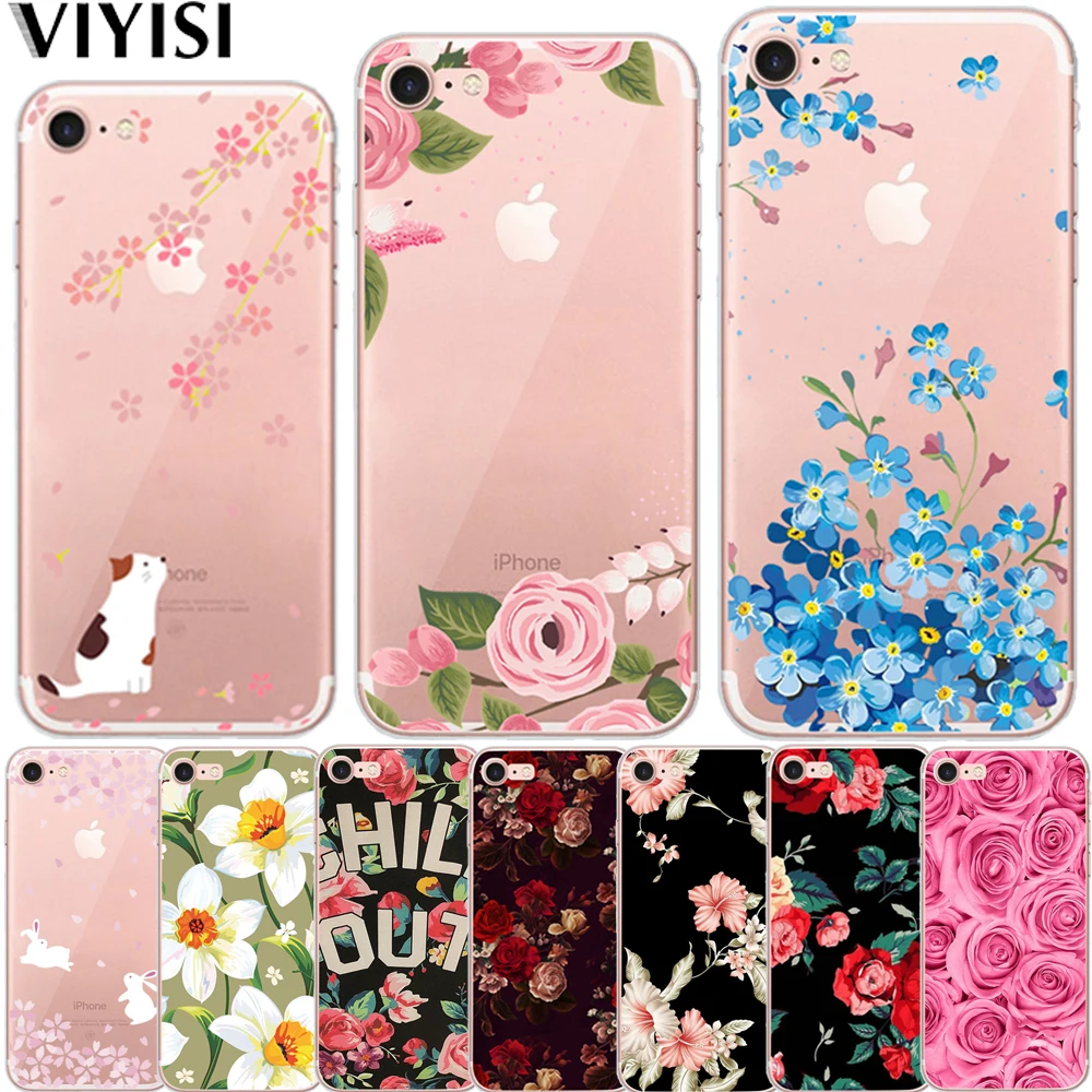 Retro Art Style Beautiful Lovely Cartoon Leaf Flowers Phone Case For Iphone Xs Max X Xr 8 7 6 S Plus 5 5S |