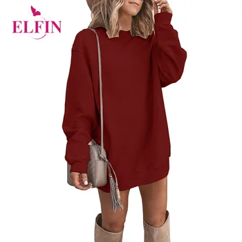 

2019 Harajuku Long Sleeve O-neck Solid Streetwear Autumn Winter Kawaii Sweatshirt Hoodies Women SJ3805R