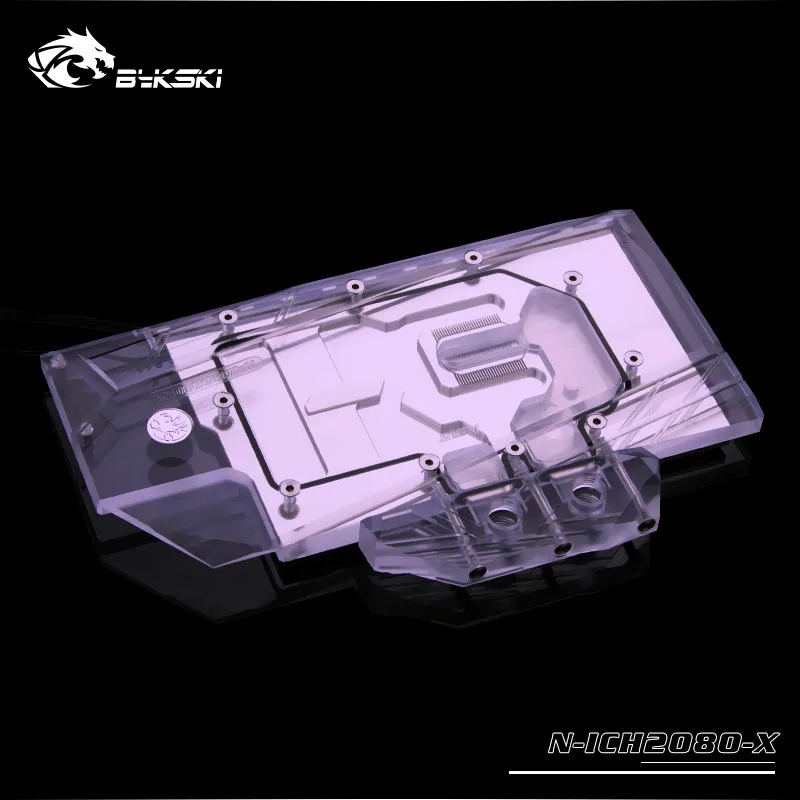 Bykski полный охват RGB/A-RGB GPU Блок Водяного Охлаждения для VGA Inno3D RTX2080, RTX2070 видеокарты N-ICH2080-X