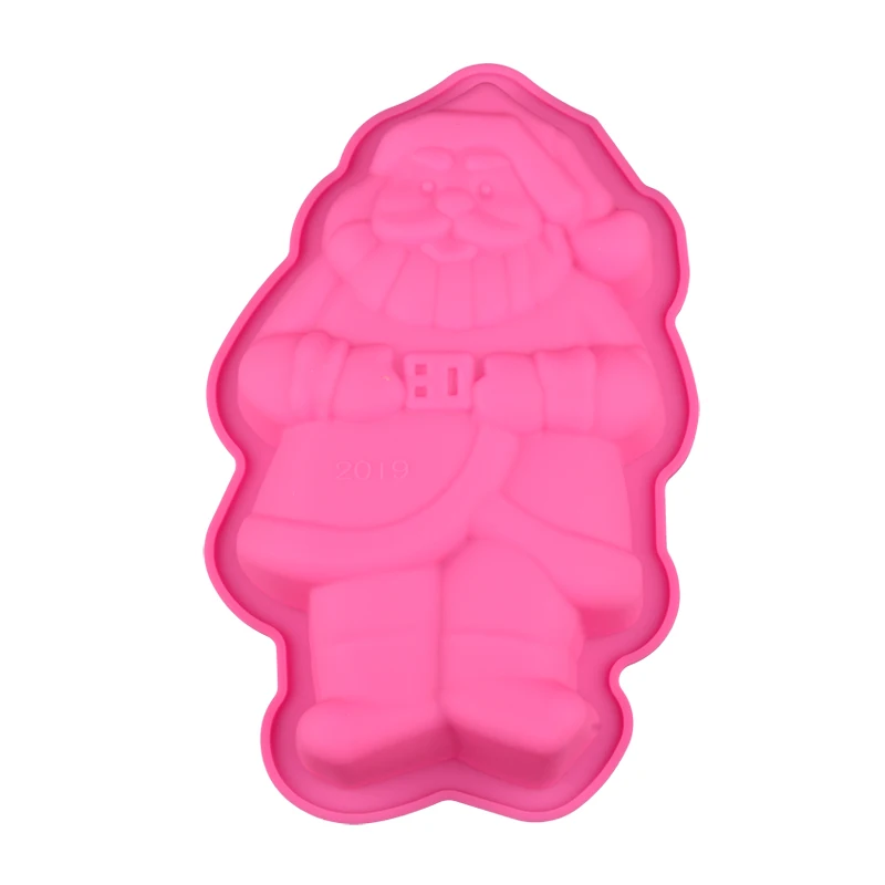 

One Piece Santa Claus Shape Cake Mold Christmas Silicone Mold For Christmas Praty Cakes Baking Tools Bakeware