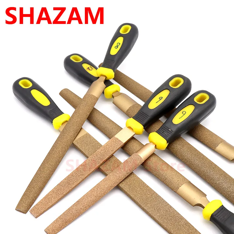 

Braze Diamond Files Rasp Metal File For Superhard Object Grinding Woodworking 6'' to 14'' Flat/Semicircular Carving Hand Tools