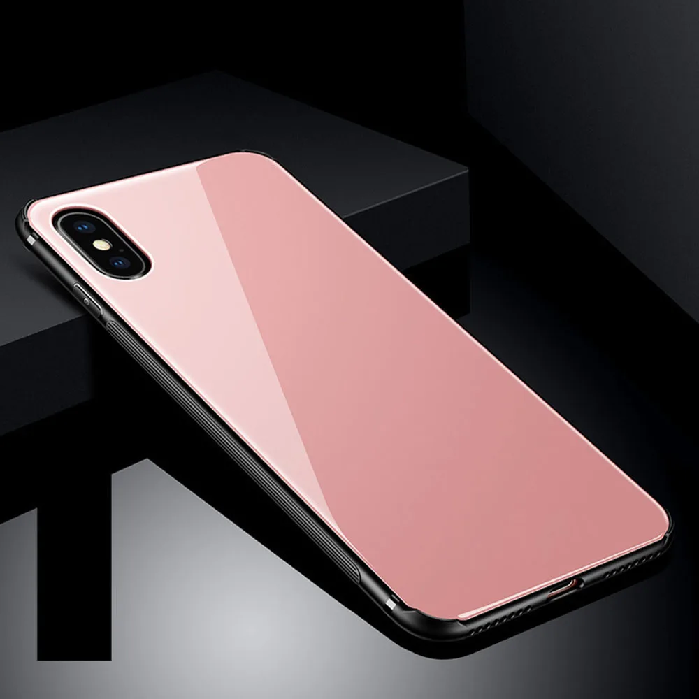Чехол для iPhone Xs Max чехол для Apple iPhone Xs 8 Xr 7 6 5 6S 5s Se 5Se X R 10 S 10s 10R Max Plus 8Plus 7Plus Coque чехол - Цвет: Pink