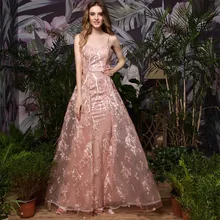 Розовые длинные платья для выпускного бала длиной до пола Сексуальные вечерние платья без рукавов на тонких бретелях Вечерние платья vestido graduacion largo