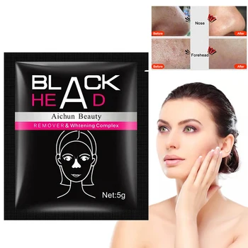 

Beauty Deep Pore Cleansing Face Peel Off Mask Black Mud Nose Mask Maquillaje 100% Aichun Blackhead Remover Black Mask TSLM2