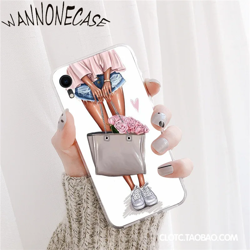 Fashion girl vacation shopping