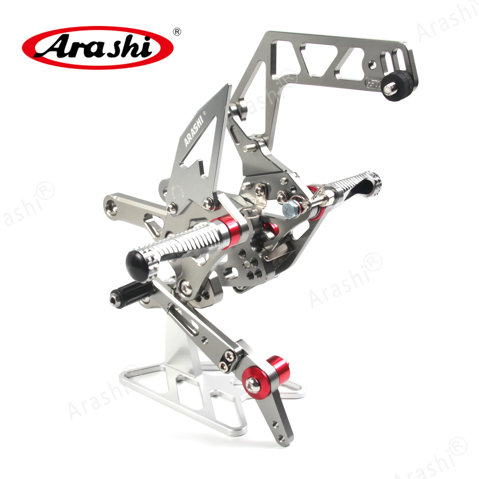 Arashi для YAMAHA YZF R1- ЧПУ Регулируемая подножка подножки Rider задние наборы Rearset R1M R1S RN32 RN 32
