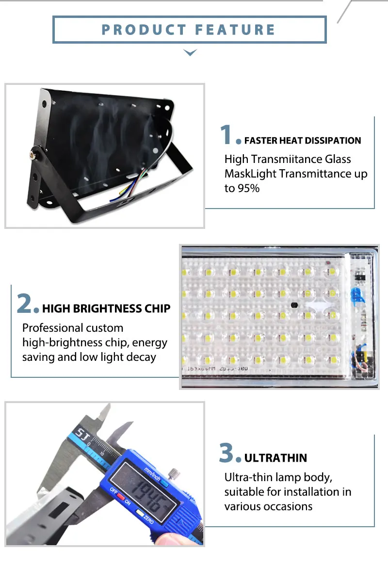 2 шт. светодиодный прожектор светильник 50W RGB led наружные прожекторы светодиодные лампы AC 220V 240V COB чип светодиодный уличный фонарь водонепроницаемый IP65 открытый светильник инж
