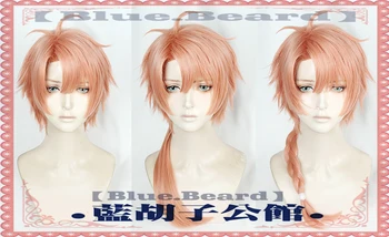 

IDOLiSH7 Izumi Mitsuki Cosplay Wigs High-temperature Fiber Synthetic Hair Orange Pink Mixing Short Hair + free hair net