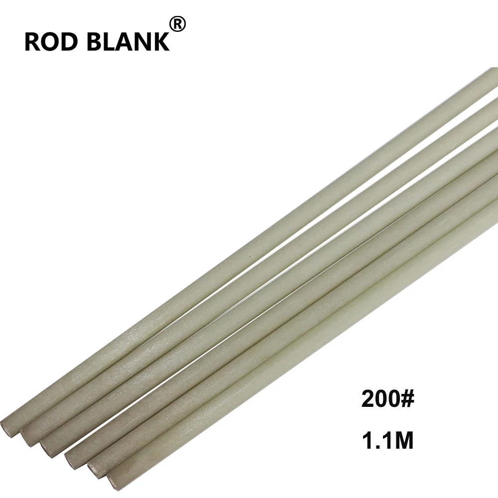 Rod Blank 1Pcs 1.1M Glass Fiber Rod Blank Rod Building Blank Component  Repair pole DIY 200# - AliExpress