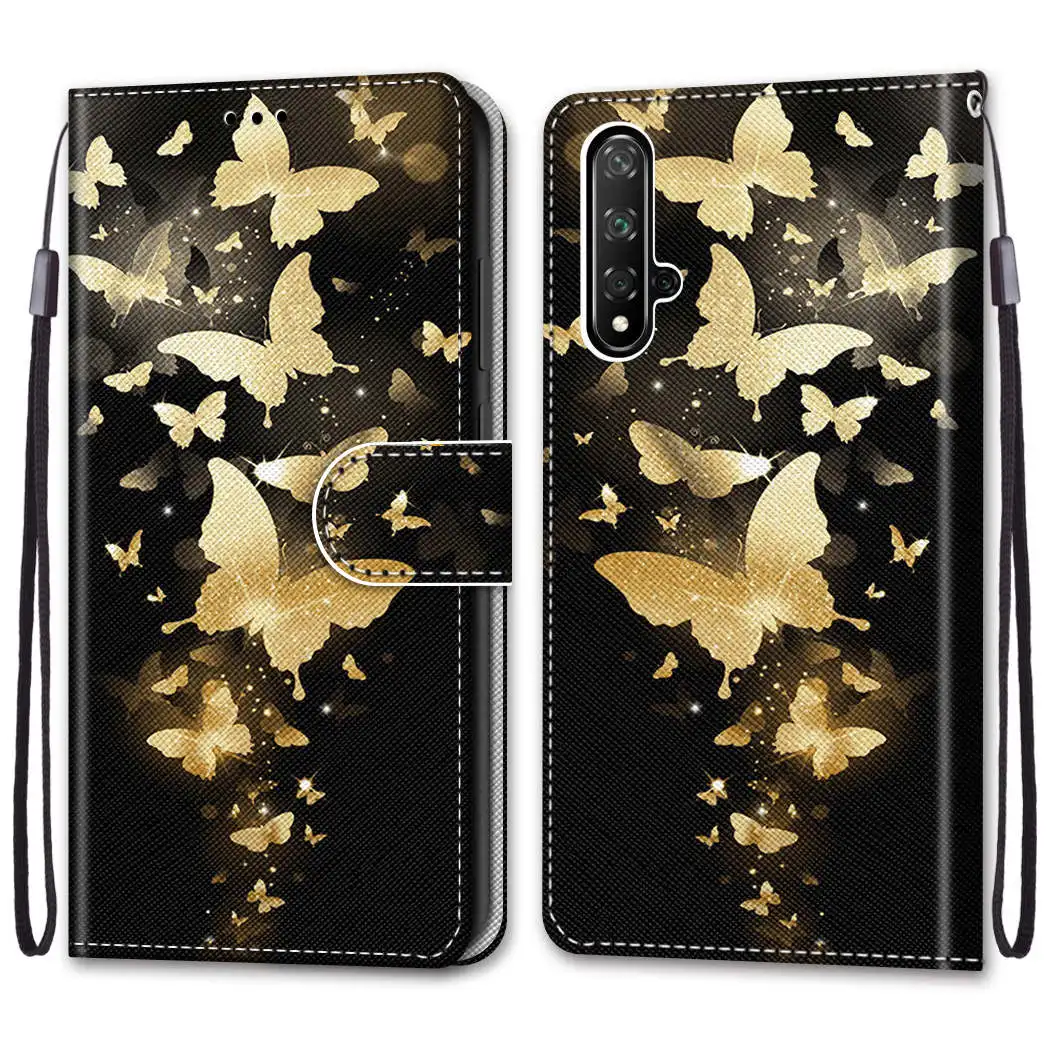 31 Кожаный чехол для huawei Honor 20/Nova 5 T/Honor 20s кожаный чехол-бумажник для Honor 20 Pro Бампер для Honor View 20 V20 чехол - Цвет: 31