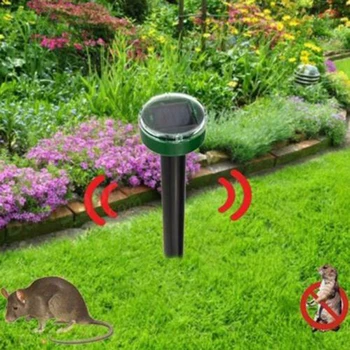 

Outdoor Solar Mouse Repellers Mole Animal Rechargeable Waterproof Garden