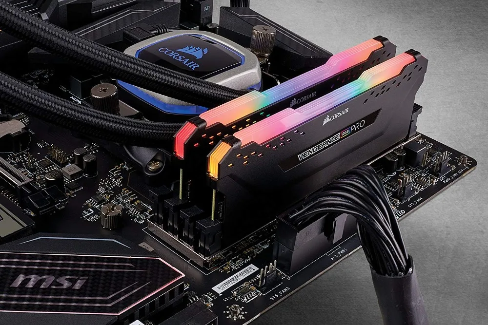 Оперативная память CORSAIR 8 ГБ, 16 ГБ, RGB PRO RAMS DDR4, поддержка памяти DIMM для рабочего стола, материнская плата 3000 МГц ddr4 3200 МГц 3600 МГц RGB PRO 16 Гб