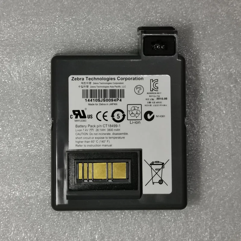 7 4 V 3800mah Новый аккумулятор для ZEBRA CT18499-1 % 99 | Электроника