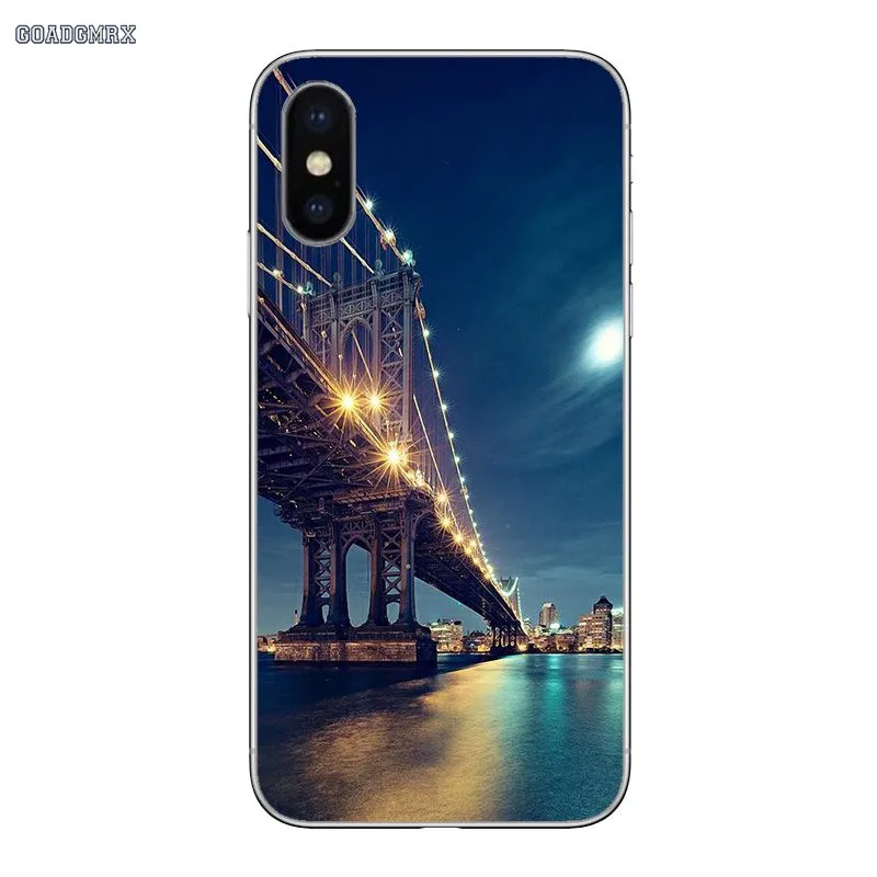 Для Xiaomi Redmi Note 2 3 4 5 5A 6 7 mi 8 Pro Lite 9 SE 5S 5X 6X Pocophone F1 Нью Йорк городской пейзаж