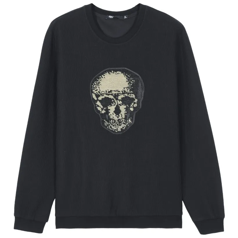 Linkin Park Moletom Pinli Full Fall Новая мужская одежда с вышивкой, для похудения, с круглым воротником, с рукавом, верхняя одежда, B193309156 - Цвет: Black