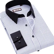 Мужская Повседневная рубашка с длинными рукавами, с принтом, тонкая мужская рубашка, для работы в деловом стиле, удобная строгая сорочка для мужчин