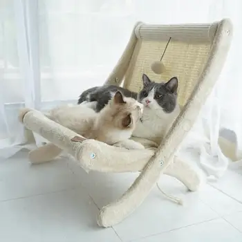 

Creative cat nest cat chair basking in the winter warm cat lounge chair cat bed cat hammock with sisal cat grab board