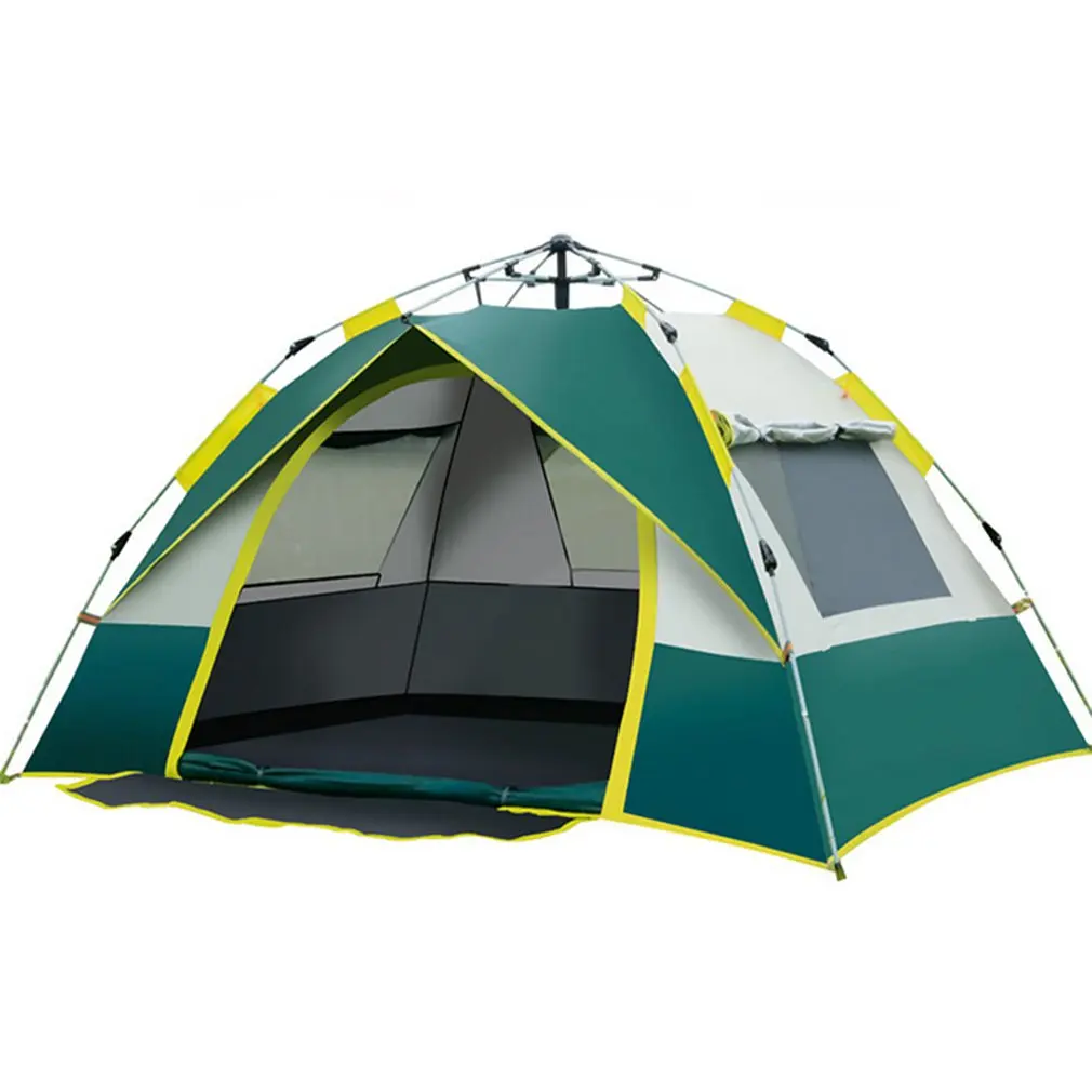 

Single layer one door three windows Camping Waterproof Tents Beach Camping Showers Speed Open Instant Popup Tent