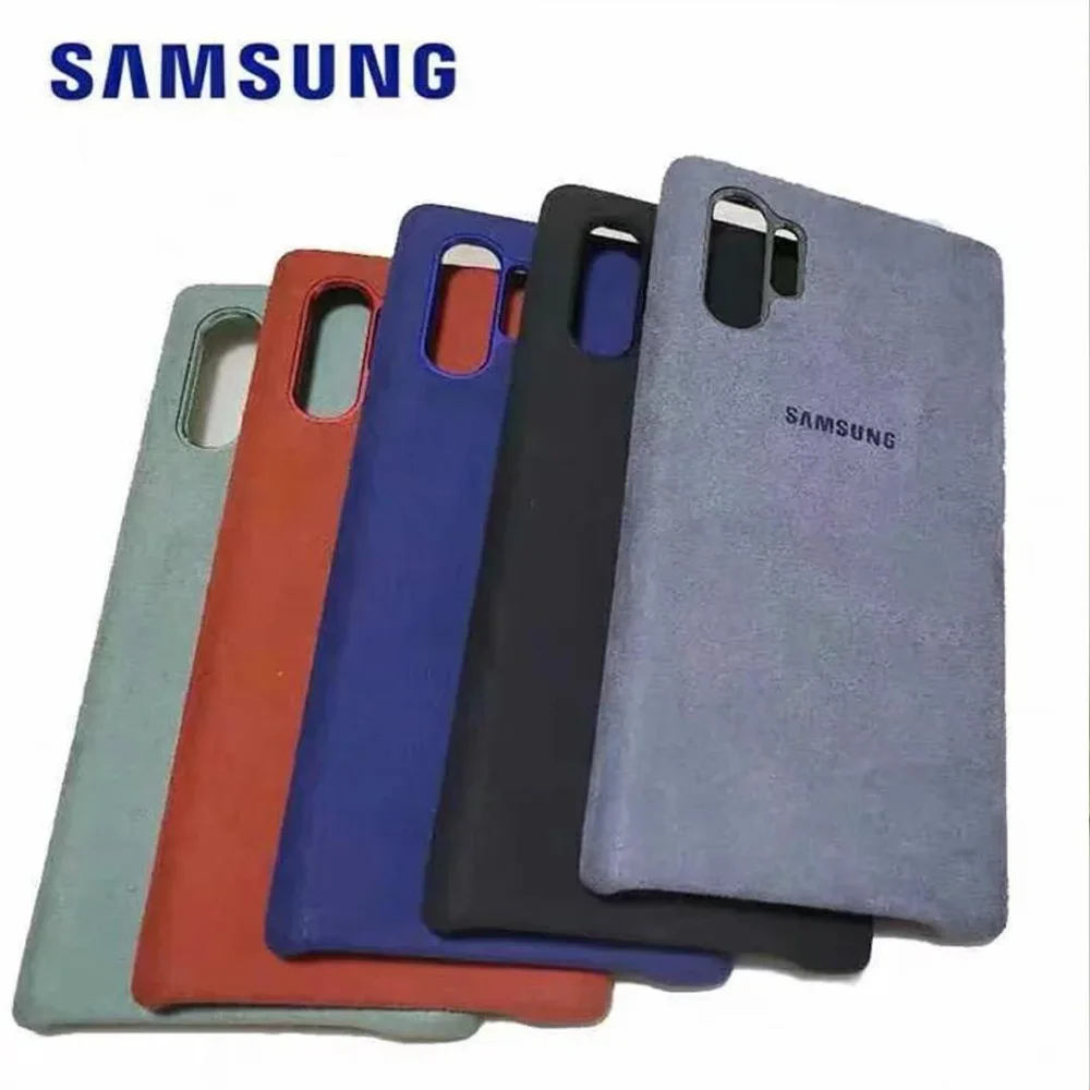 Для samsung Galaxy Note 10/10 Pro замшевый кожаный чехол с защитой от отпечатков пальцев Мягкая задняя защитная крышка для телефона