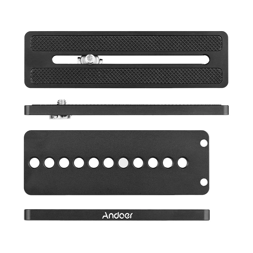 Andoer алюминиевая универсальная l-образная пластина Кронштейн держатель камеры вертикальная запись видео для штатива стабилизатор шаровая Головка